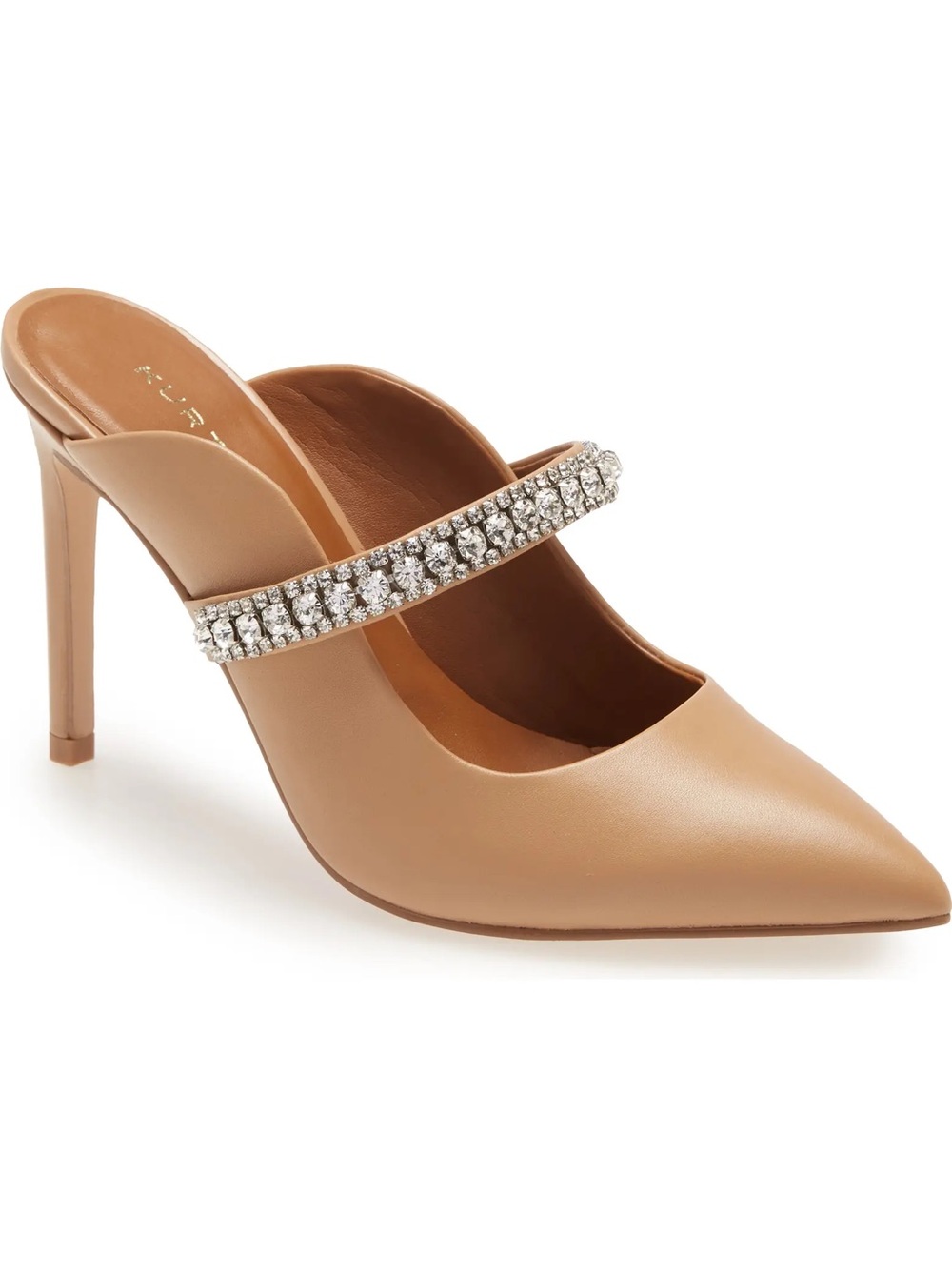 Kurt Geiger London - Duke Crystal Strap Pointed Toe Mule (NWT)
